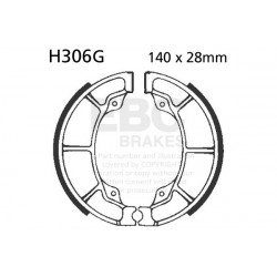 EBC Brzdové čeľuste Grooved H306G