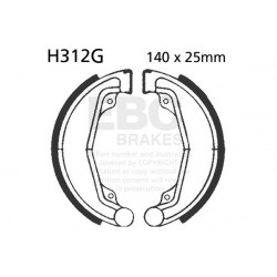 EBC Brzdové čeľuste Grooved H312G