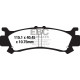Brzdy EBC Moto EBC Brzdové obloženie Double-H Sintered FA069/3HH | ebc-brzdy.sk
