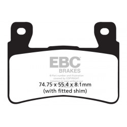 EBC Brzdové obloženie Double-H Sintered FA265HH