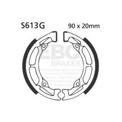 EBC Brzdové čeľuste Grooved S613G
