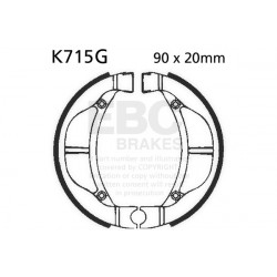 EBC Brzdové čeľuste Grooved K715G