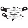 EBC Brzdové obloženie&nbsp; Sintered FA258R