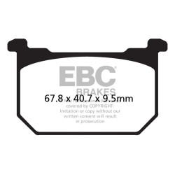 EBC Brzdové obloženie Double-H Sintered FA068HH