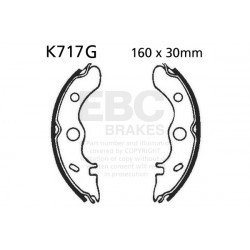 EBC Brzdové čeľuste Grooved K717G