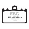 EBC Brzdové obloženie  Sintered FA180HH
