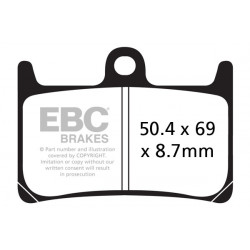 EBC Brzdové obloženie Double-H Sintered FA380HH