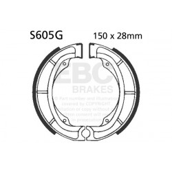 EBC Brzdové čeľuste Grooved S605G