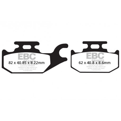 Brzdy EBC Moto EBC Brzdové obloženie  Sintered FA413R | ebc-brzdy.sk