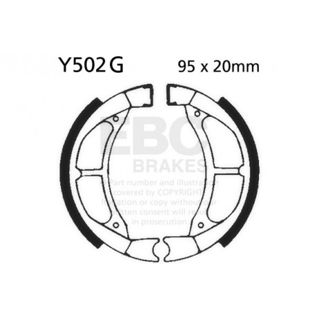 Brzdy EBC Moto EBC Brzdové čeľuste Grooved Y502G | ebc-brzdy.sk