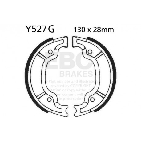 Brzdy EBC Moto EBC Brzdové čeľuste Grooved Y527G | ebc-brzdy.sk