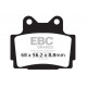Brzdy EBC Moto EBC Brzdové obloženie  Sintered FA104HH | ebc-brzdy.sk