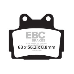 EBC Brzdové obloženie Double-H Sintered FA104HH