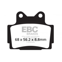 EBC Brzdové obloženie  Sintered FA104HH