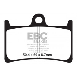 EBC Brzdové obloženie  Sintered FA252HH