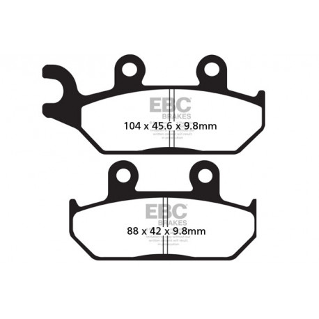 Brzdy EBC Moto EBC Brzdové obloženie  Sintered FA172R | ebc-brzdy.sk