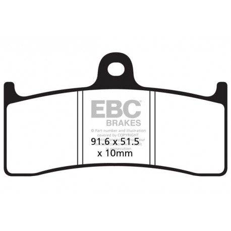 Brzdy EBC Moto EBC Brzdové obloženie  Sintered FA249HH | ebc-brzdy.sk