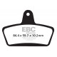 Brzdy EBC Moto EBC Brzdové obloženie  Sintered FA216/2HH | ebc-brzdy.sk