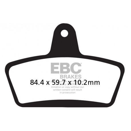Brzdy EBC Moto EBC Brzdové obloženie  Sintered FA216/2HH | ebc-brzdy.sk