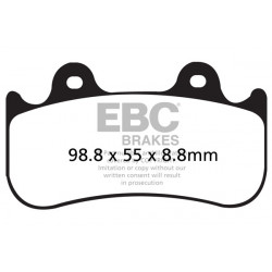 EBC Brzdové obloženie  Sintered FA216/3HH