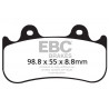 EBC Brzdové obloženie  Sintered FA455HH