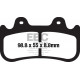 Brzdy EBC Moto EBC Brzdové obloženie  Sintered FA649HH | ebc-brzdy.sk