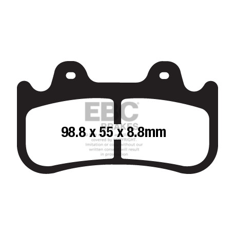 Brzdy EBC Moto EBC Brzdové obloženie  Sintered FA649HH | ebc-brzdy.sk