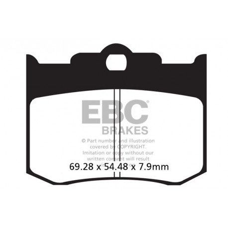 Brzdy EBC Moto EBC Brzdové obloženie  Sintered FA420HH | ebc-brzdy.sk