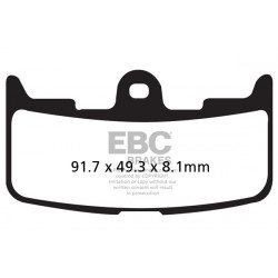 EBC Brzdové obloženie  Sintered FA345HH