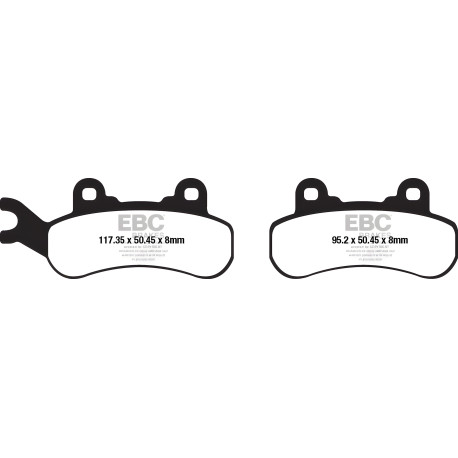 Brzdy EBC Moto EBC Brzdové obloženie R Series Sintered FA683R | ebc-brzdy.sk