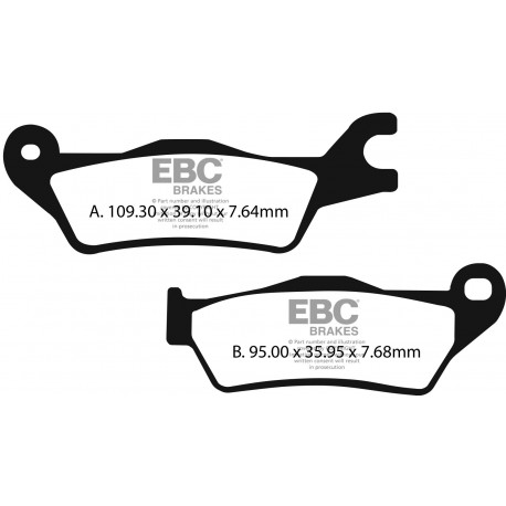Brzdy EBC Moto EBC Brzdové obloženie&nbsp; Sintered FA715HH | ebc-brzdy.sk