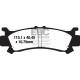 Brzdy EBC Moto EBC Brzdové obloženie  Sintered FA702R | ebc-brzdy.sk