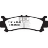 EBC Brzdové obloženie  Sintered FA702R