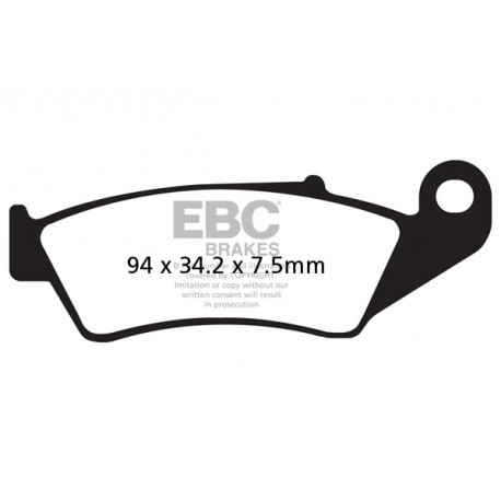 Brzdy EBC Moto EBC Brzdové obloženie MXS MXS185 | ebc-brzdy.sk