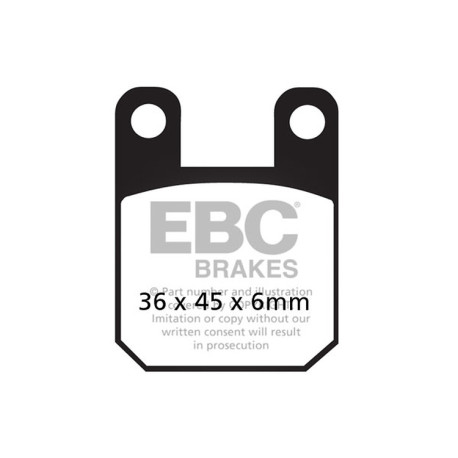 Brzdy EBC Moto EBC Brzdové obloženie MXS Off Road Race Sintered MXS115 | ebc-brzdy.sk