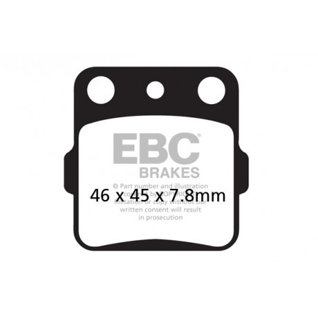Brzdy EBC Moto EBC Brzdové obloženie MXS Off Road Race Sintered MXS084 | ebc-brzdy.sk