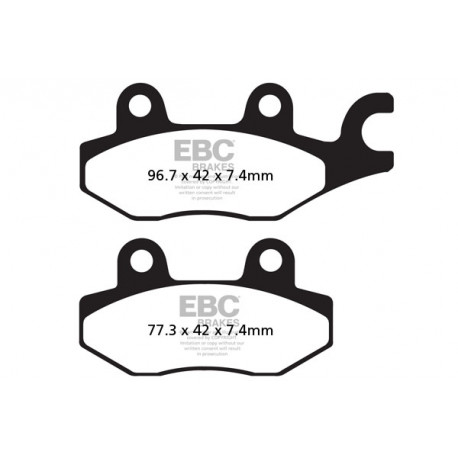 Brzdy EBC Moto EBC Brzdové obloženie MXS MXS165 | ebc-brzdy.sk