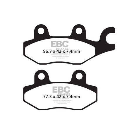 Brzdy EBC Moto EBC Brzdové obloženie MXS Off Road Race Sintered MXS165 | ebc-brzdy.sk
