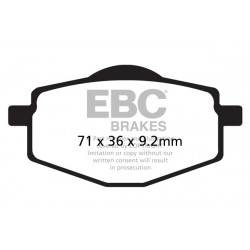 EBC Brzdové obloženie MXS MXS101