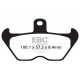 Brzdy EBC Moto EBC Brzdové obloženie EPFA EPFA407HH | ebc-brzdy.sk