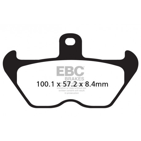 Brzdy EBC Moto EBC Brzdové obloženie EPFA EPFA407HH | ebc-brzdy.sk