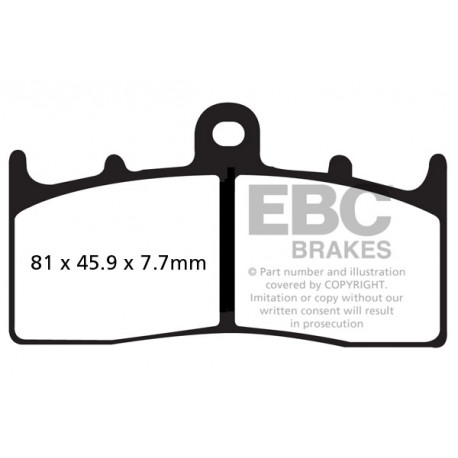 Brzdy EBC Moto EBC Brzdové obloženie EPFA EPFA294HH | ebc-brzdy.sk