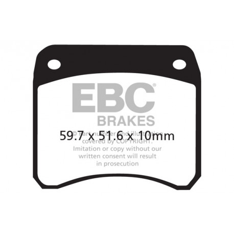 Brzdy EBC Moto EBC Brzdové obloženie EPFA EPFA016HH | ebc-brzdy.sk