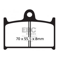 EBC Brzdové obloženie EPFA Extreme Pro Sintered EPFA145HH