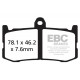Brzdy EBC Moto EBC Brzdové obloženie EPFA EPFA491HH | ebc-brzdy.sk