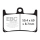 Brzdy EBC Moto EBC Brzdové obloženie EPFA Extreme Pro Sintered EPFA380HH | ebc-brzdy.sk