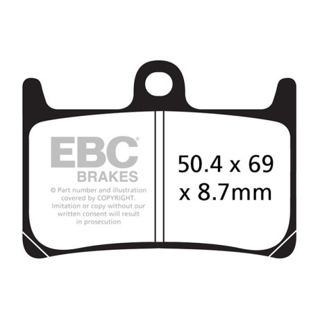 Brzdy EBC Moto EBC Brzdové obloženie EPFA Extreme Pro Sintered EPFA380HH | ebc-brzdy.sk