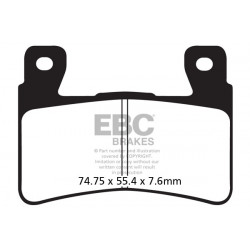 EBC Brzdové obloženie GPFA GPFAX296HH
