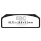 Brzdy EBC Moto EBC Brzdové obloženie GPFA GPFAX442/4HH | ebc-brzdy.sk