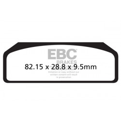 EBC Brzdové obloženie GPFA GPFAX442/4HH